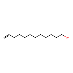 Structure of 11-dodecenol
