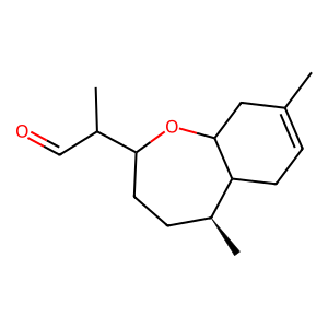 Structure of 11-epi-6,10-epoxybisabol-3-en-12-al