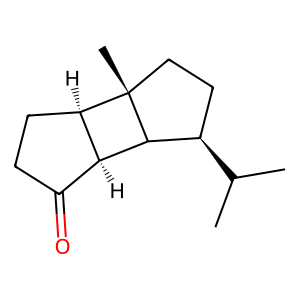 Structure of 11-norbourbonan-1-one