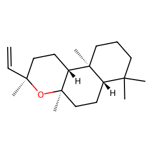Structure of 13-epi-manoyl oxide