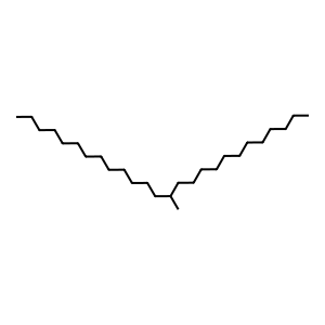 Structure of 13-methylhexacosane