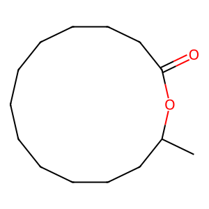 Structure of 13-tetradecanolide