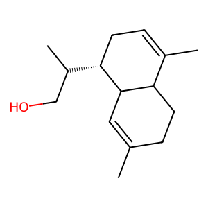 Structure of 14-hydroxy alpha-muurolene