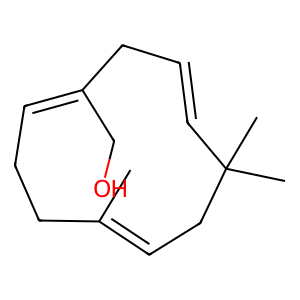 Structure of 14-hydroxy-alpha-humulene