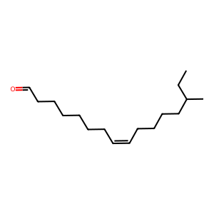 Structure of 14z-methyl-8-hexadecenal