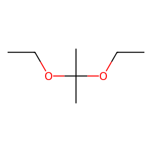 Structure of 2 2-diethoxypropane