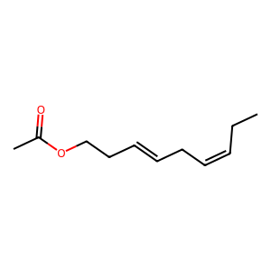 Structure of (3e 6z)-nonadienol