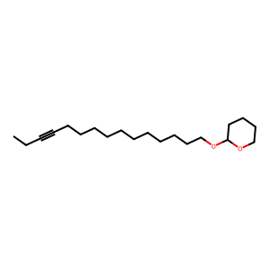 Structure of 2-(12-pentadecynyloxy)tetrahydro-2h-pyran