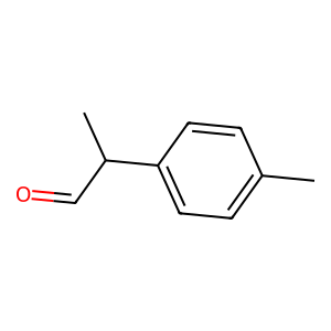 Structure of 2-(4-methylphenyl)-propanal