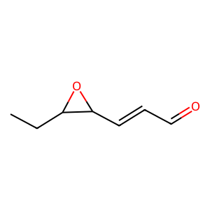 Structure of 2-(e)-heptenal