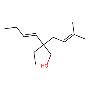 Structure of 2-3-hexenol