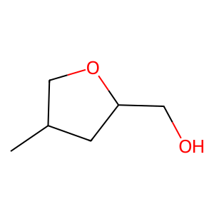 Structure of 2-acetonyl-4-methyl tetrahydropyran
