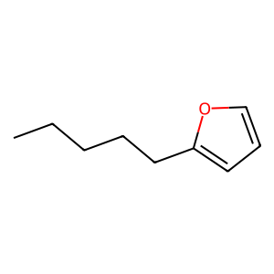 Structure of 2-amylfuran