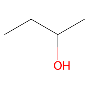 Structure of 2-butanol
