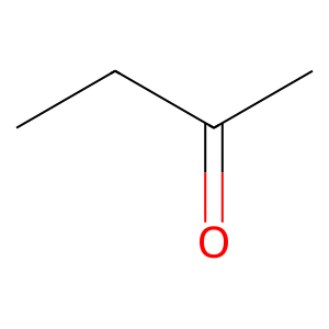 Structure of 2-butanone
