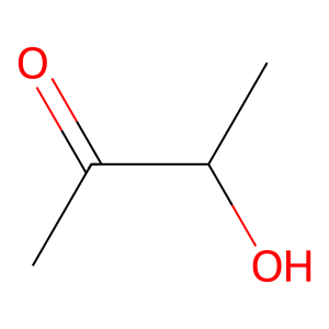 Structure of 2-butanone, 3-hydroxy