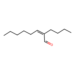 Structure of 2-butyl-2-octenal
