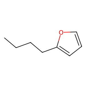 Structure of 2-butylfuran