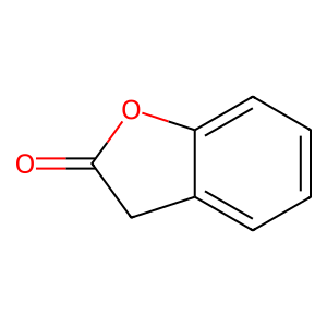 Structure of 2-coumaranone