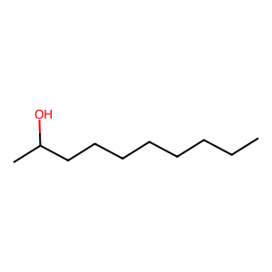 Structure of 2-decanol