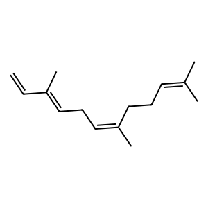 Structure of (3e,6z)-alpha-farnesene