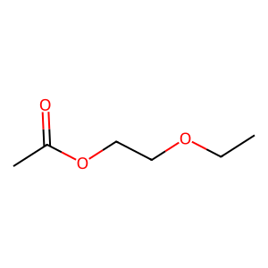 Structure of 2-ethoxyethyl acetate