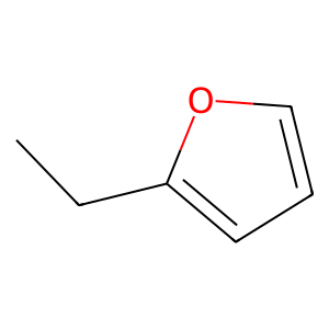 Structure of 2-ethyl furan