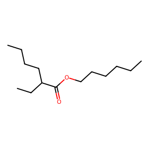 Structure of 2-ethyl hexyl ester
