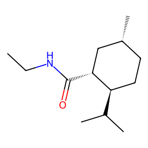 Structure of 2-ethyl menthone