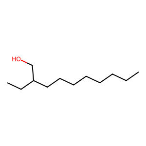 Structure of 2-ethyl-1-decanol
