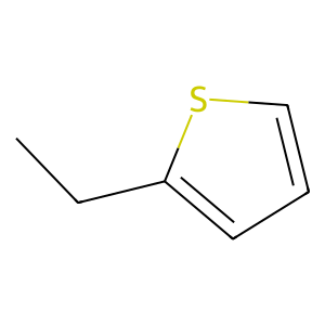 Structure of 2-ethyl-thiophene
