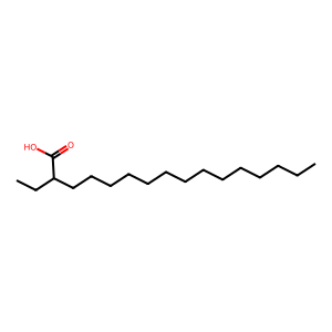 Structure of 2-ethylhexadecanoic acid