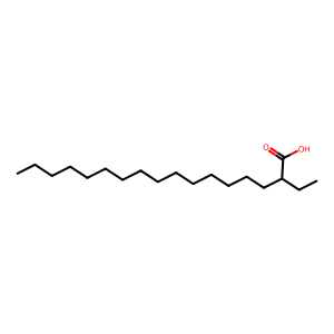 Structure of 2-ethylhexylhexanoic acid