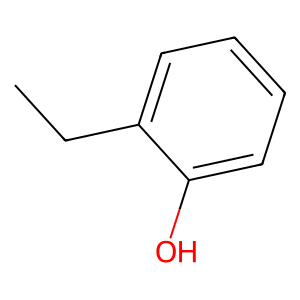 Structure of 2-ethylphenol