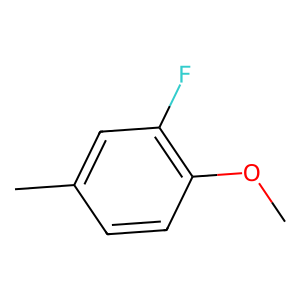 Structure of 2-fluoro-4-methylanisole