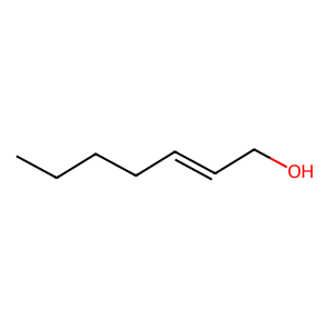 Structure of 2-heptenol