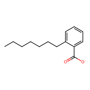 Structure of 2-heptylbenzoate