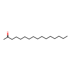 Structure of 2-hexadecanone