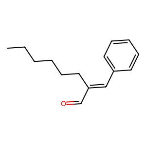 Structure of 2-hexyl-(e)-cinnamaldehyde