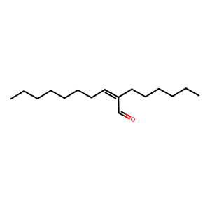 Structure of 2-hexyl-(z)-cinnamaldehyde