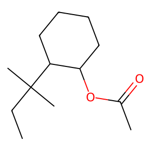 Structure of 2-hexylacetate