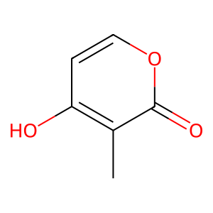 Structure of 2-hydroxy-3-methyl-4-pyrone