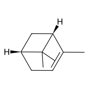 Structure of (+)-alpha-pinene