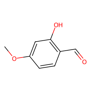 Structure of 2-hydroxy-4-methoxybenzaldehyde