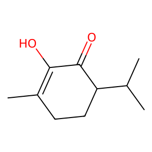 Structure of 2-hydroxypiperitone