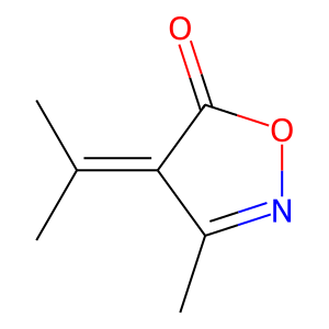 Structure of 2-isopropylidene-10-methyl-spirol[4,5]-dec-6-ene-6-carbaldehyde