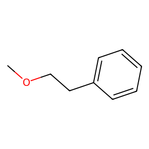 Structure of 2-methoxyethylbenzene