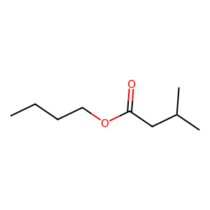 Structure of 2-methyl butyl isovalerate