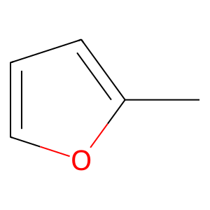 Structure of 2-methyl furan