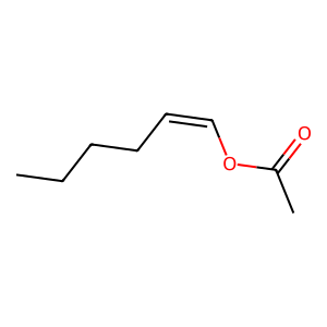 Structure of (3z)-hexenyl acetate